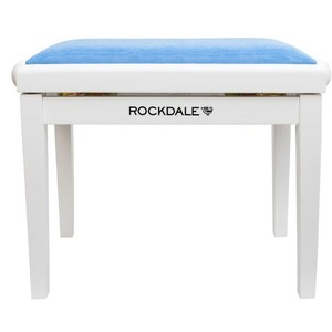Банкетка для пианино Rockdale RHAPSODY 131 SV WHITE BLUE