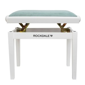 Банкетка для пианино Rockdale RHAPSODY 131 SV WHITE GREEN