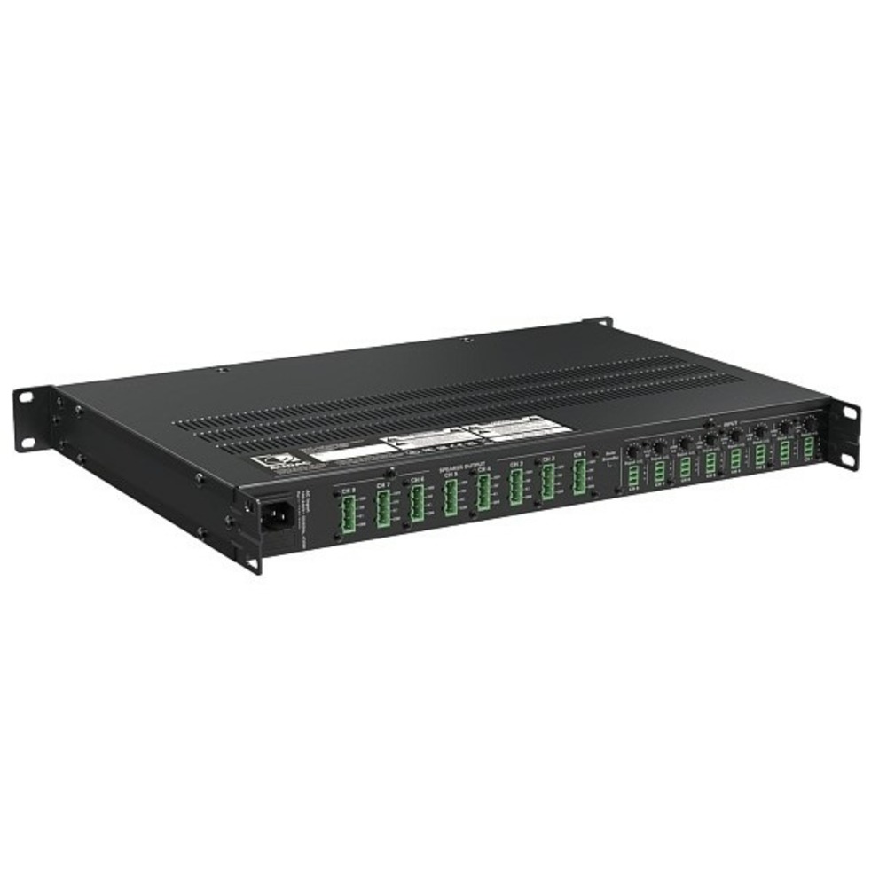 универсальный 8-ми канальный усилитель мощности Audac CEP803