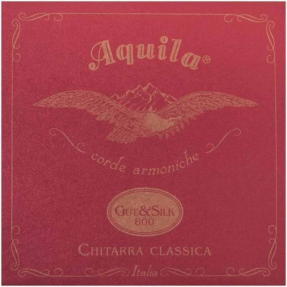 Струны для классической гитары AQUILA GUT & SILK 800 75C