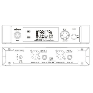 Приемник для радиосистемы универсальный MIPRO ACT-5802