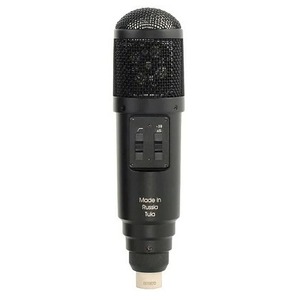Вокальный микрофон (конденсаторный) Октава МК-319-Ч-С-ФДМ стереопара черный деревянный футляр 3192122