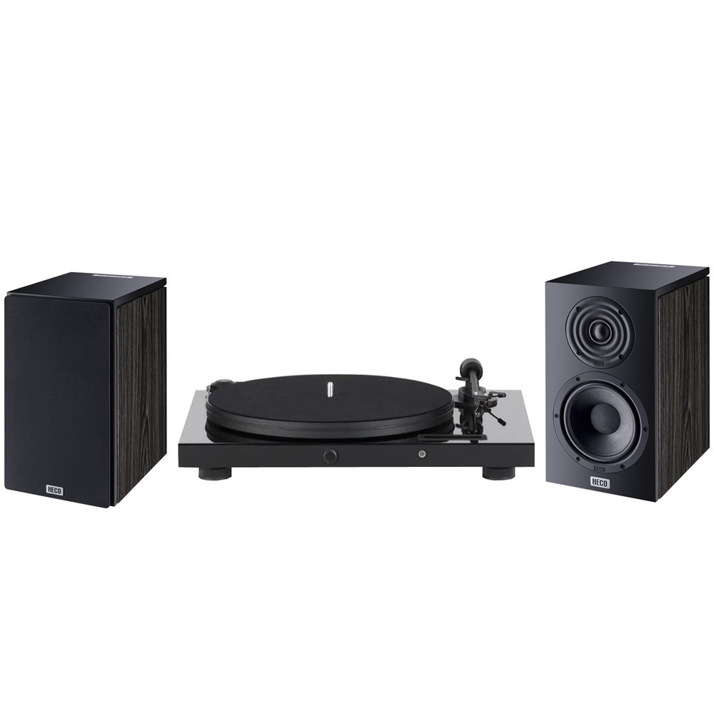 Комплект стерео системы Pro-Ject Set Jukebox E1 + HECO Aurora 200 Black