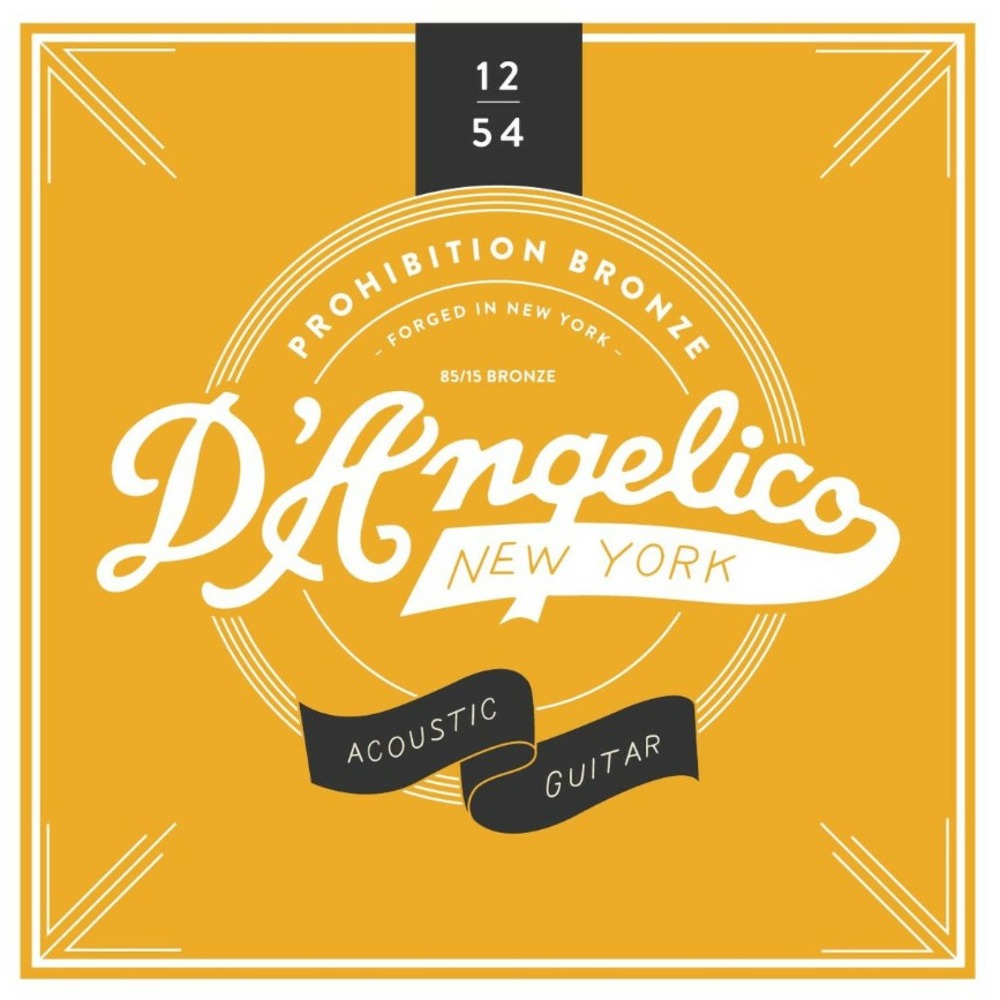 Струны для акустической гитары DAngelico Acoustic 1254