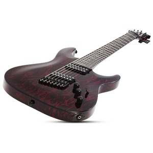 Электрогитара SCHECTER C-7 MULTISCALE SILVER MOUTAIN BLOOD MOON