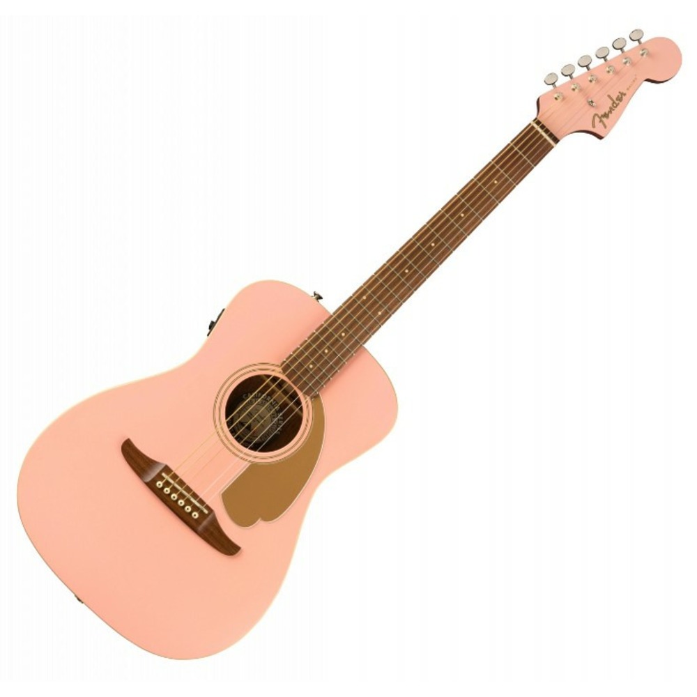 Электроакустическая гитара Fender Malibu Player Shell Pink