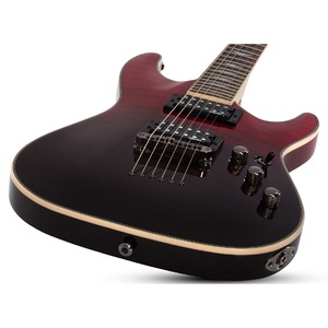 Электрогитара SCHECTER Omen Extreme-6 BK/RD FADEBURST BLOODBURST