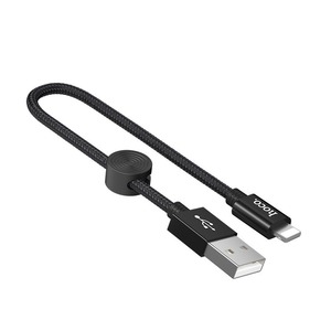 USB Lightning кабель hoco 6931474707413 X35, черный 0.25m
