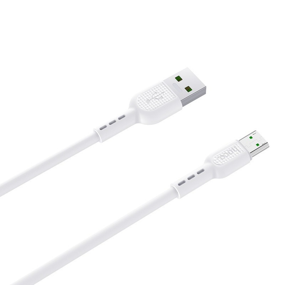 Micro USB кабель hoco 6931474709158 X33, белый 1.0m