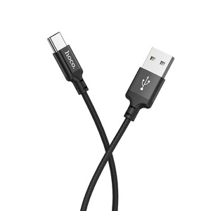 USB TypeC кабель hoco 6957531062929 X14, черный 2.0m
