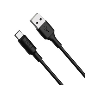 USB TypeC кабель hoco 6957531080145 X25, черный 1.0m
