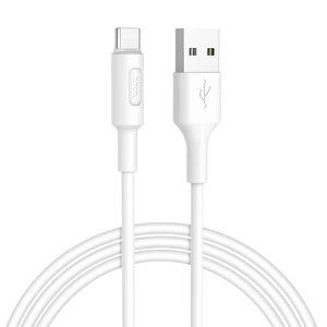 USB TypeC кабель hoco 6957531080152 X25, белый 1.0m