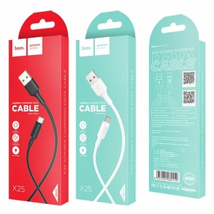 USB TypeC кабель hoco 6957531080152 X25, белый 1.0m