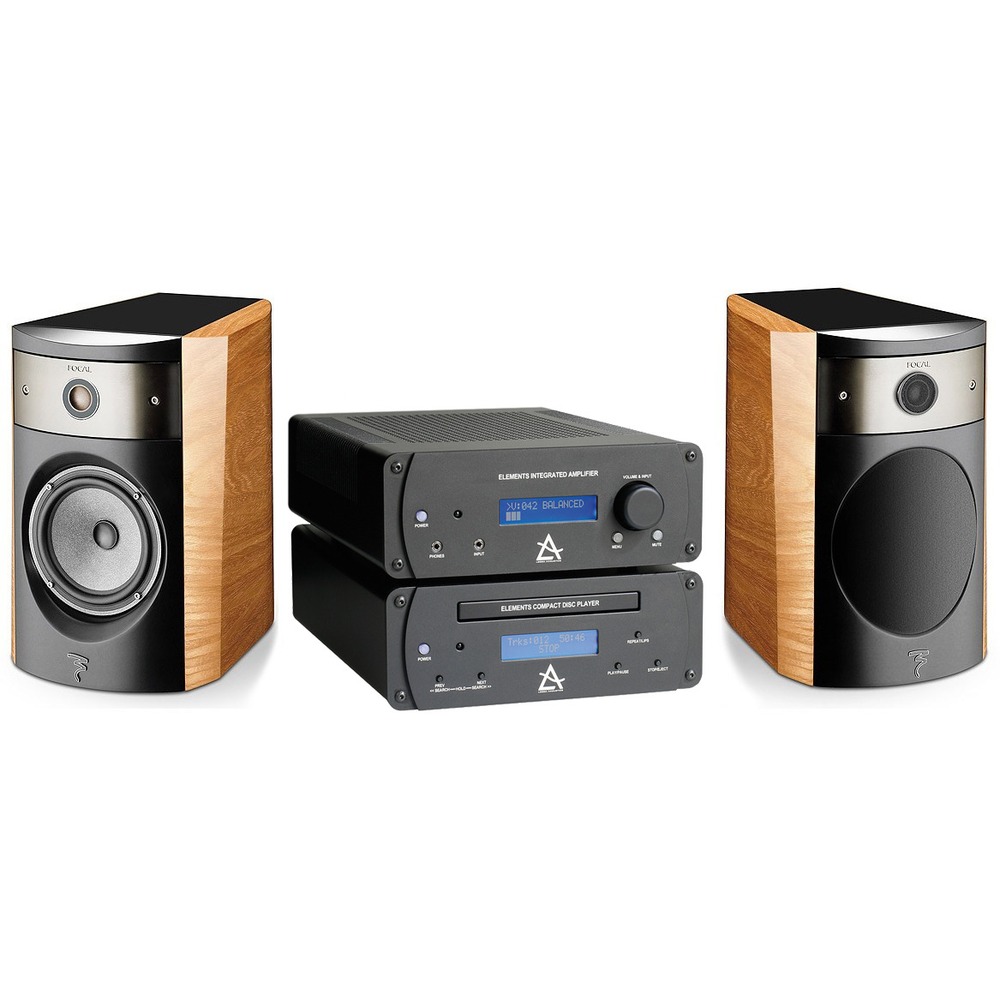 Интегральный усилитель Leema Acoustics Elements CD + Elements Amp + Focal Electra 1007 Be
