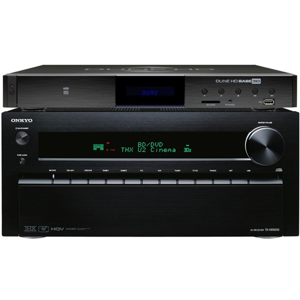 Домашний кинотеатр Onkyo TX-NR5010 + Dune HD Base 3D