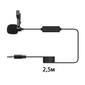 Петличный микрофон Comica CVM-V01CP 2.5m
