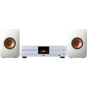 Комплект стерео системы - Audiolab Omnia Silver + KEF LS50 Meta White