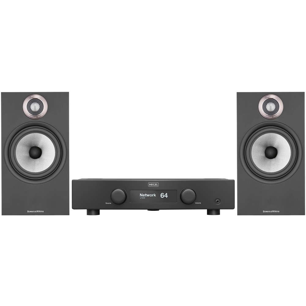 Комплект стерео системы - Hegel H95 Black + B&W 606 S2 Anniversary Edition Black