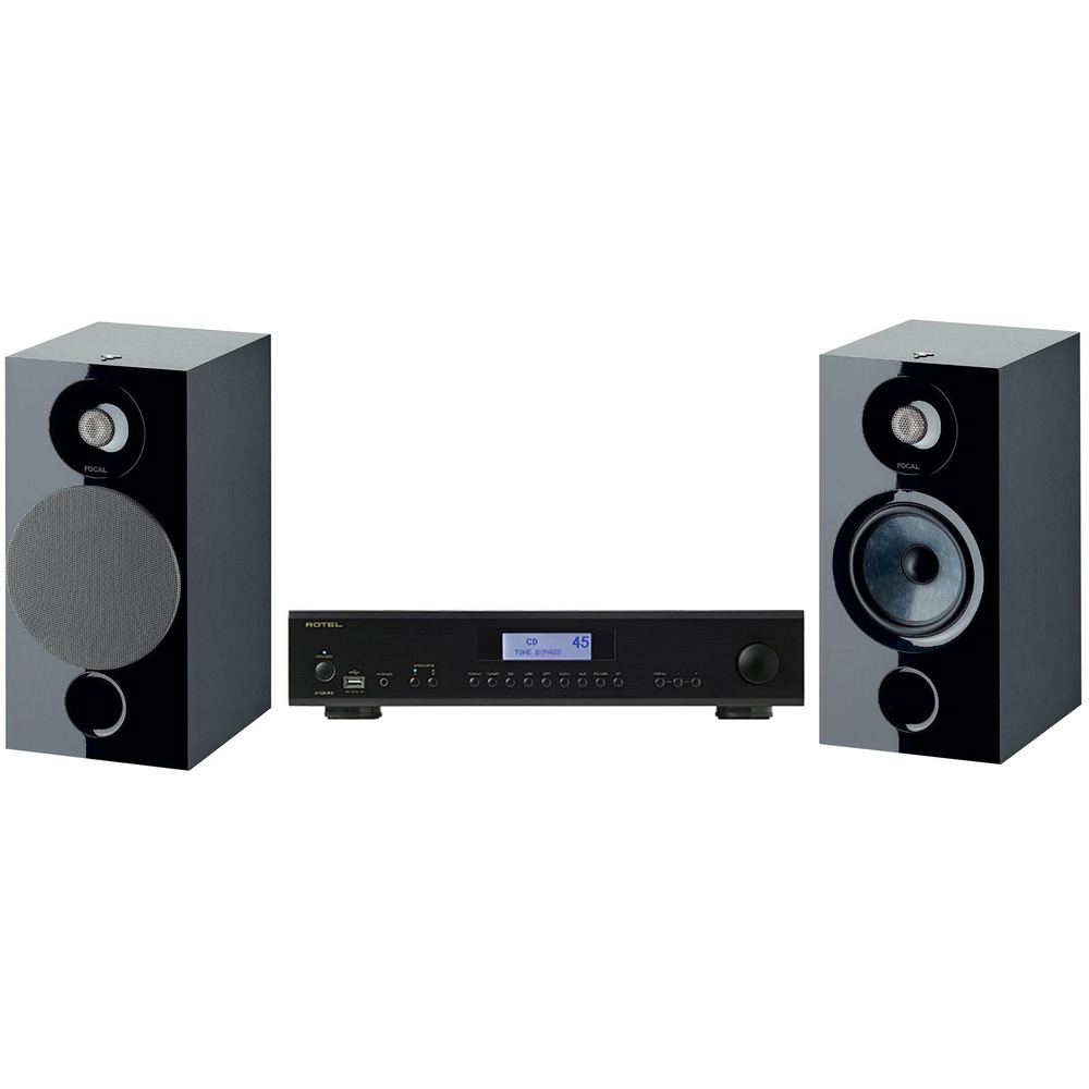 Комплект стерео системы - Rotel A12MKII Black + Focal Chora 806 Black