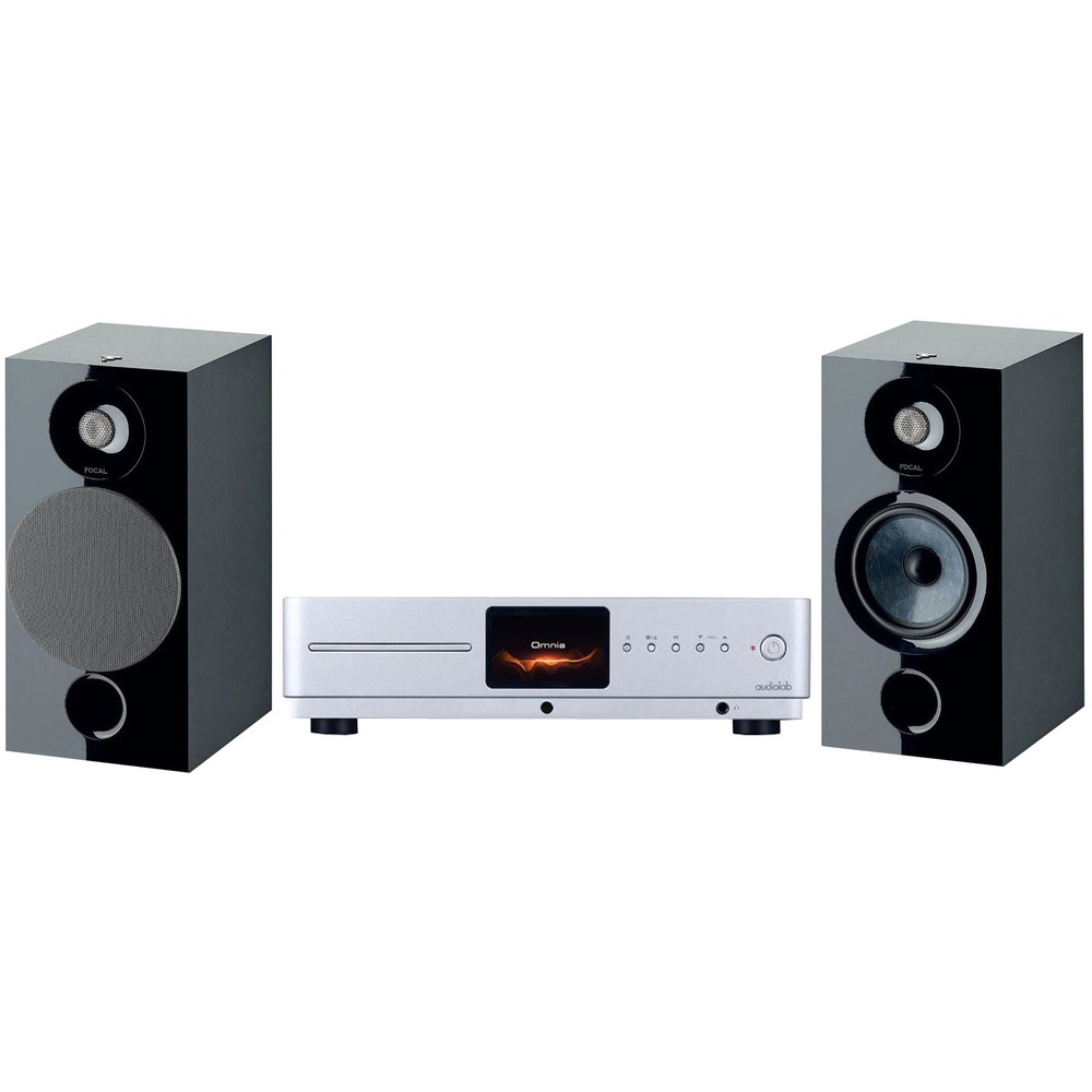 Комплект стерео системы - Audiolab Omnia Silver + Focal Chora 806 Black