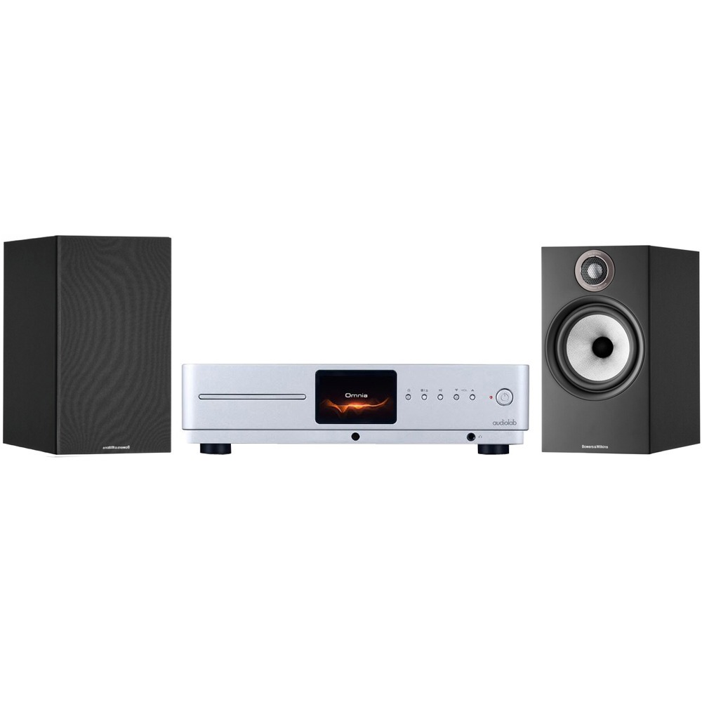 Комплект стерео системы - Audiolab Omnia Silver + B&W 606 S2 Anniversary Edition Black