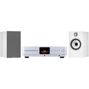 Комплект стерео системы - Audiolab Omnia Silver + B&W 606 S2 Anniversary Edition White