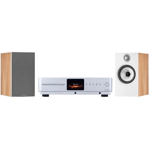 Комплект стерео системы - Audiolab Omnia Silver + B&W 607 S2 Anniversary Edition Oak