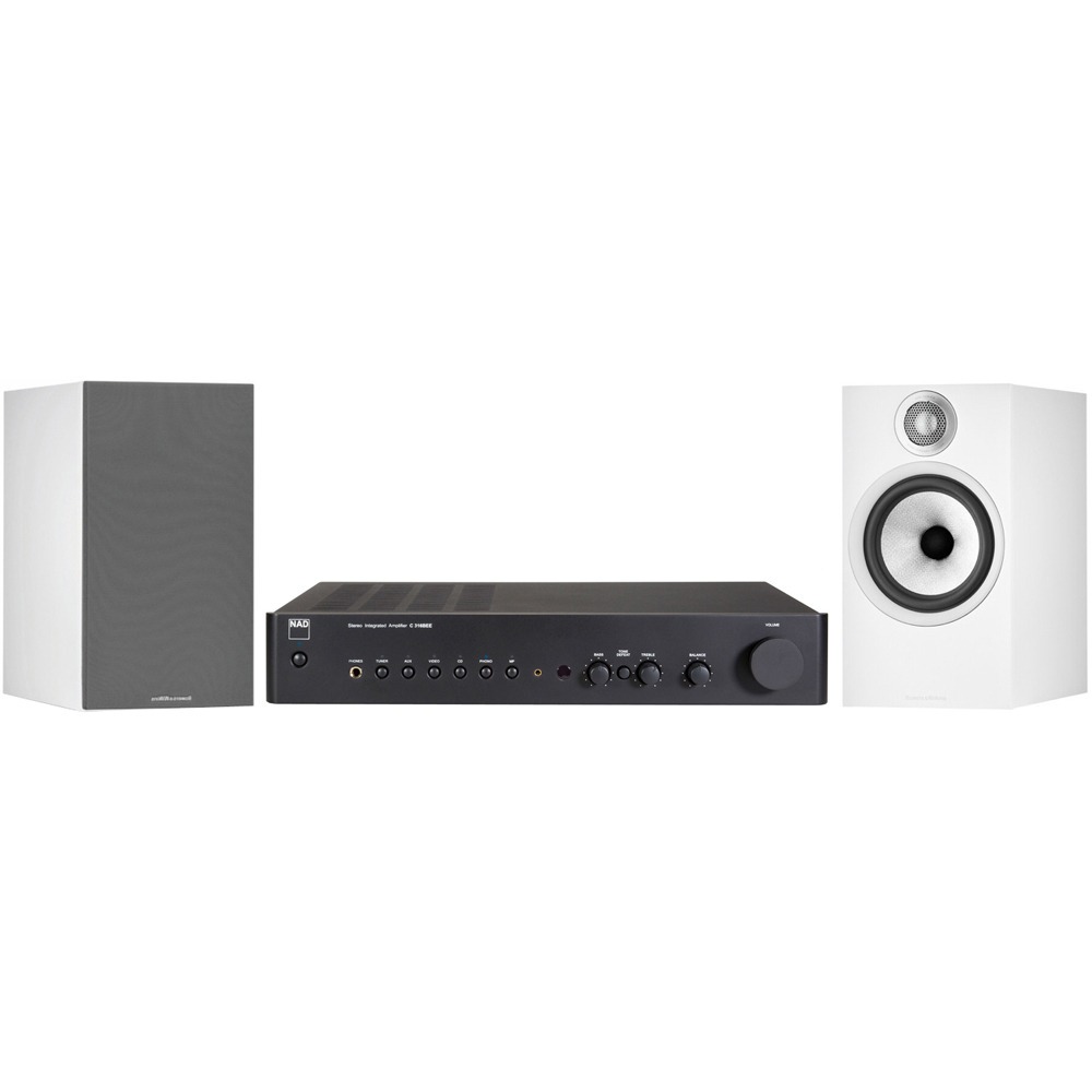 Комплект стерео системы - NAD C316BEE V2 + B&W 607 S2 Anniversary Edition White