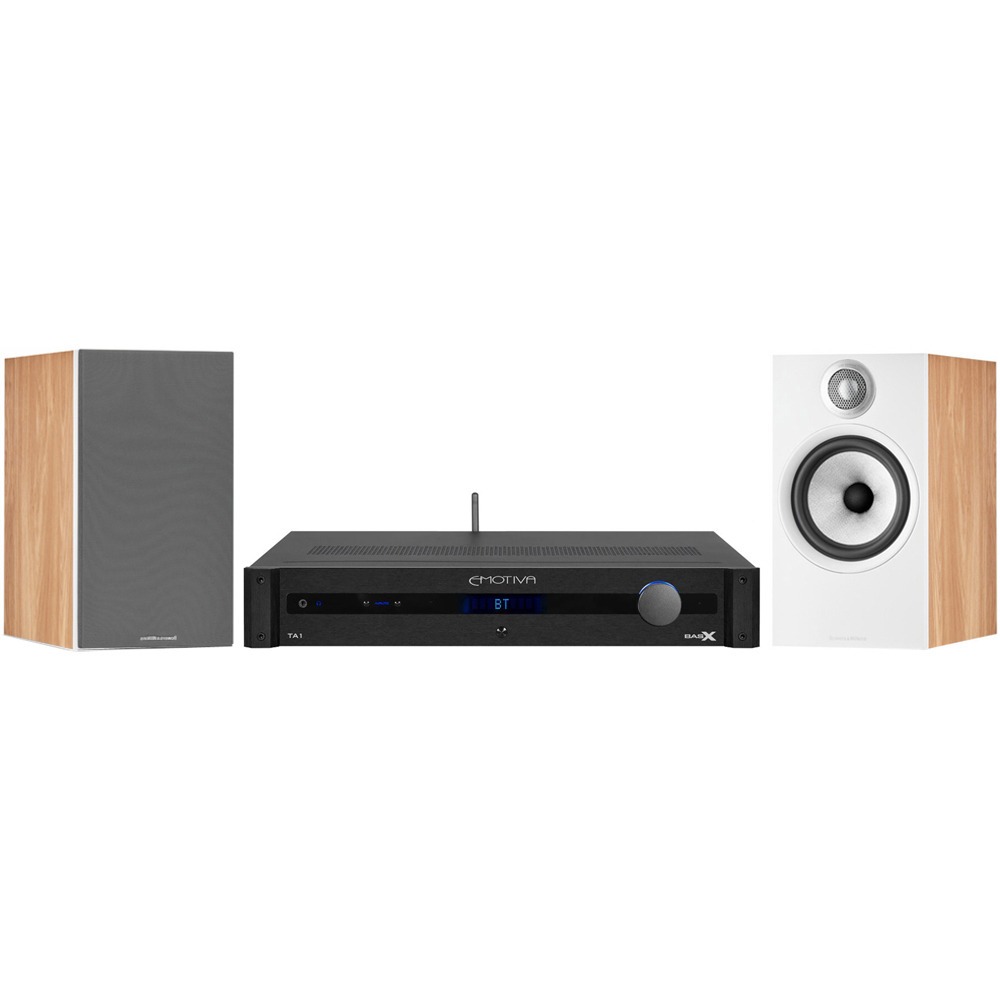 Комплект стерео системы - Emotiva TA-1 + B&W 607 S2 Anniversary Edition Oak
