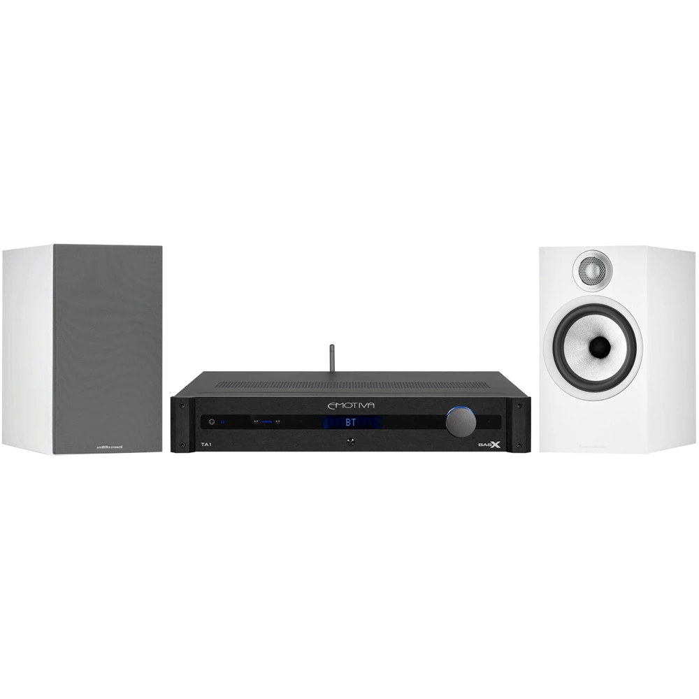 Комплект стерео системы - Emotiva TA-1 + B&W 607 S2 Anniversary Edition White
