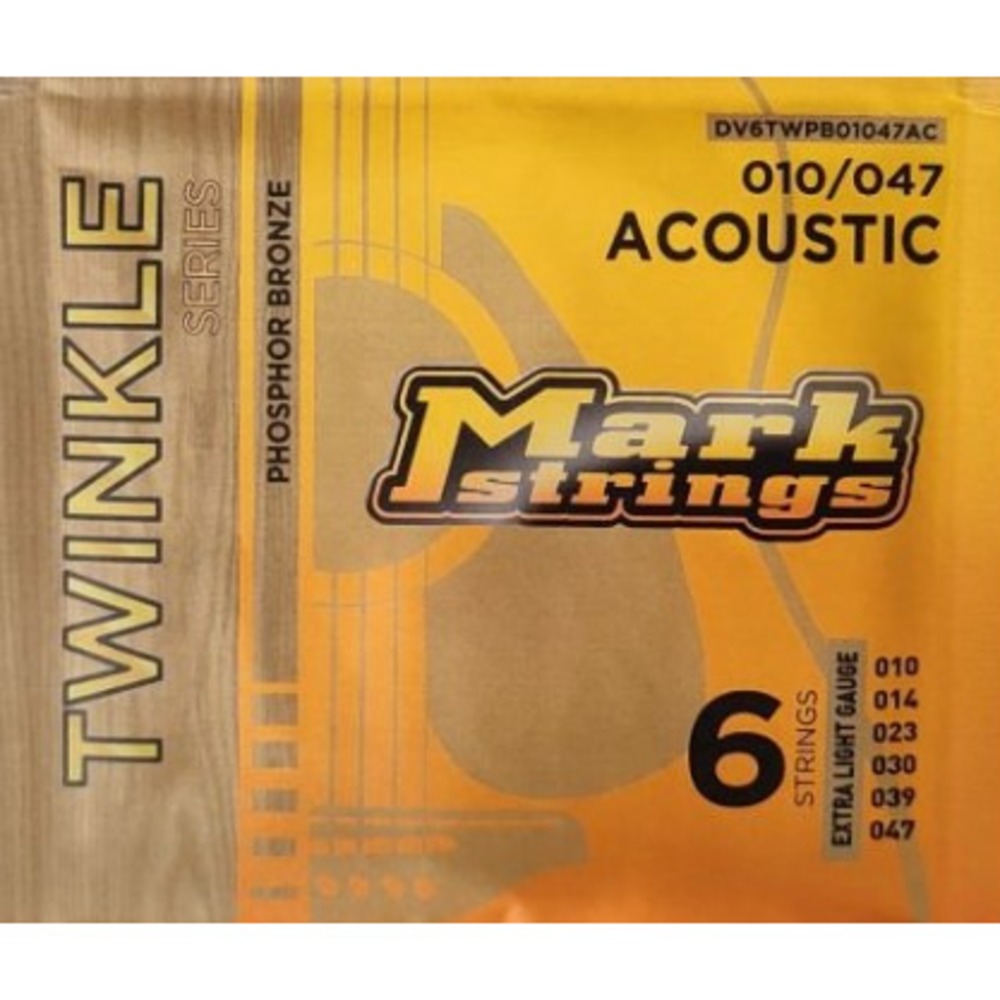 Струны для акустической гитары Markbass Twinkle Series DV6TWPB01047AC