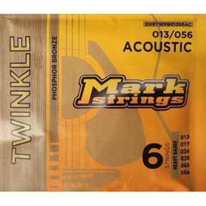 Струны для акустической гитары Markbass Twinkle Series DV6TWPB01356AC