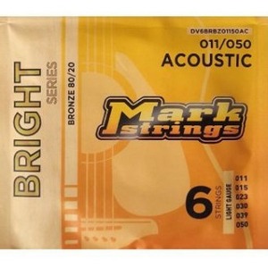 Струны для акустической гитары Markbass Bright Series DV6BRBZ01150AC