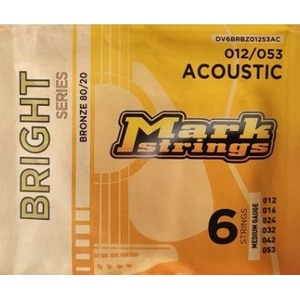 Струны для акустической гитары Markbass Bright Series DV6BRBZ01253AC