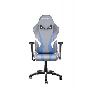 Кресло игровое Karnox HERO Lava Edition серо-синий