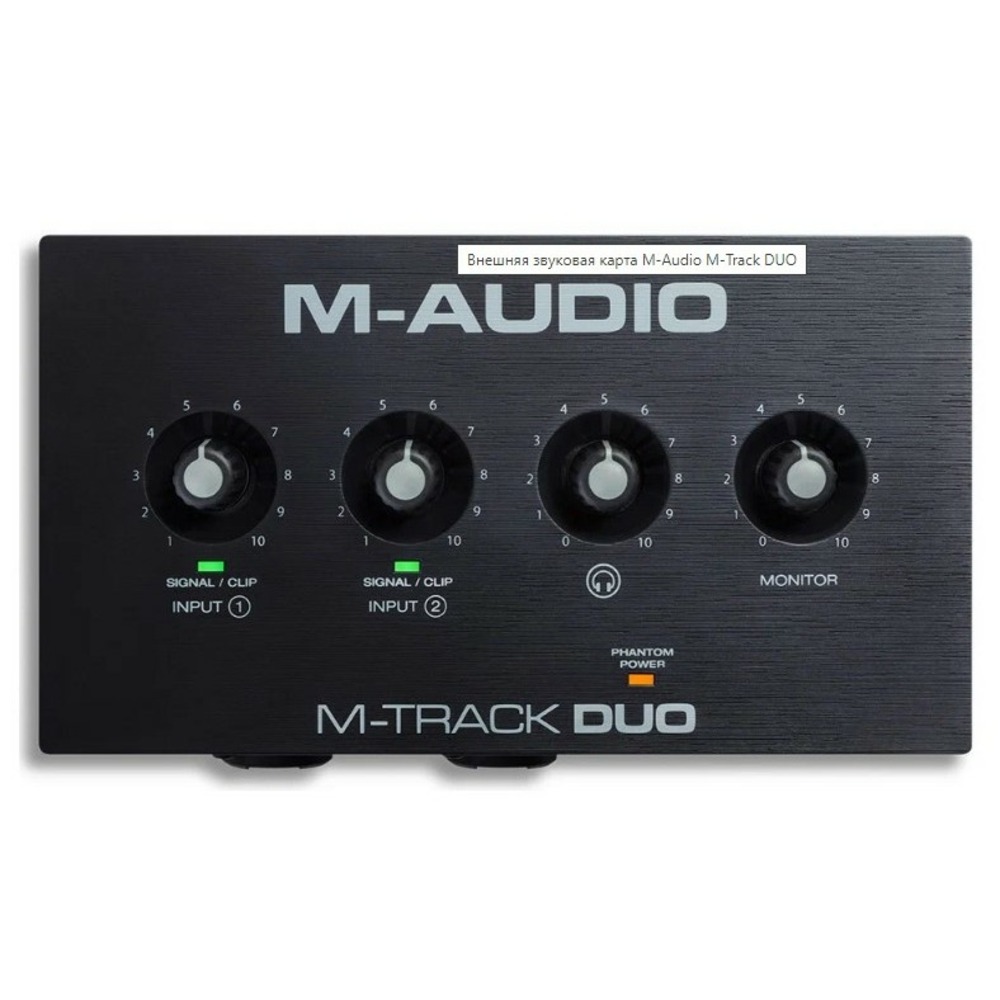 Внешняя звуковая карта с USB M-Audio M-Track Duо