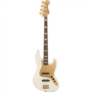 Бас-гитара Fender SQUIER 40th ANN Jazz Bass LRL Olympic White