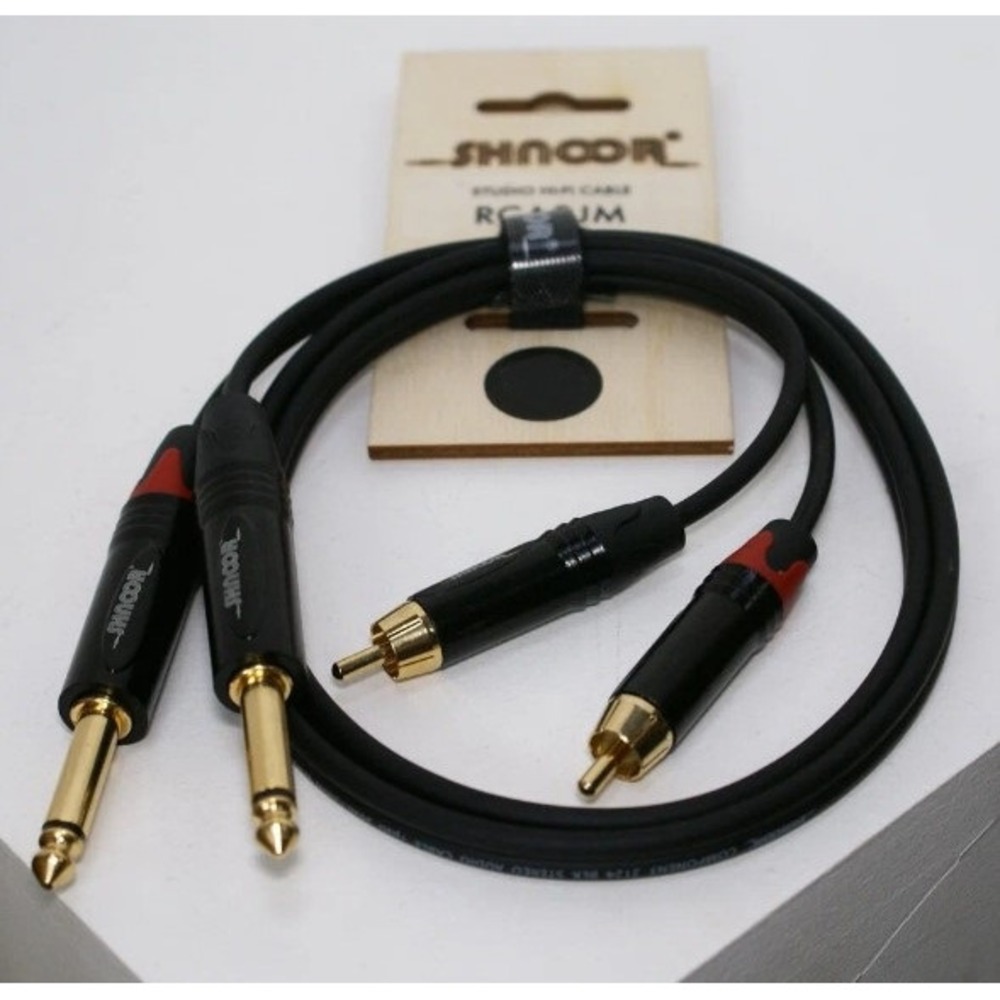 Кабель аудио 2xJack - 2xRCA Shnoor RCA2JM 2.0m