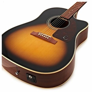 Электроакустическая гитара Epiphone J-15 EC Deluxe Vintage Sunburst