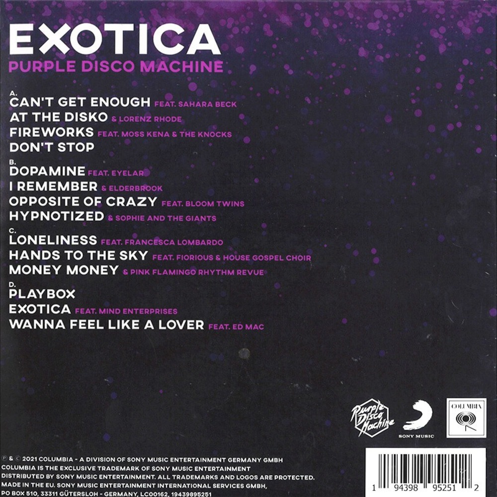 Пластинка LP Purple Disco Machine / Exotica