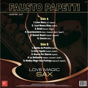 Пластинка LP Fausto Papetti / Love Magic Sax
