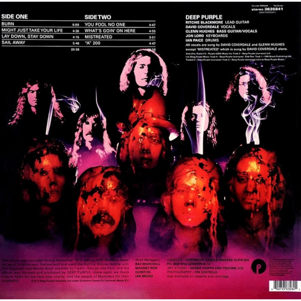 Пластинка LP Deep Purple / Burn