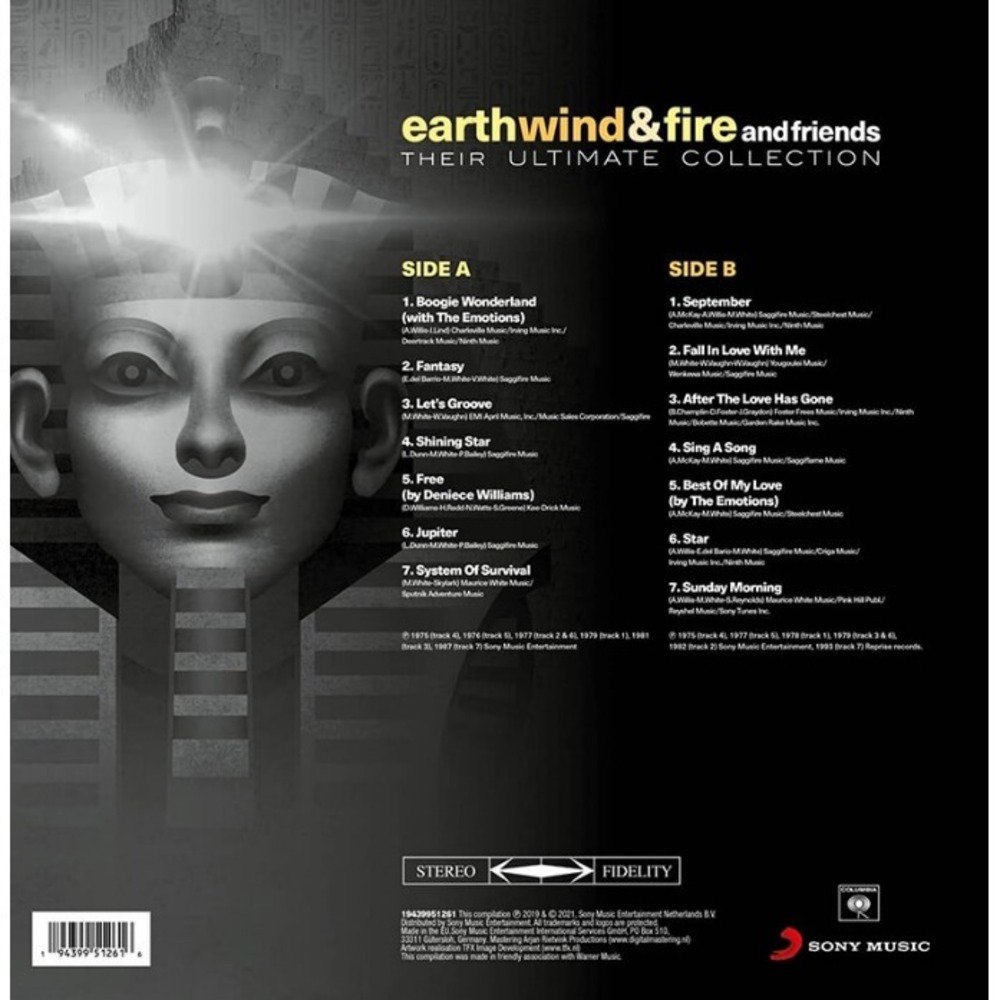 Пластинка LP Earth, Wind & Fire / Ultimate Collection (Yellow Vinyl)