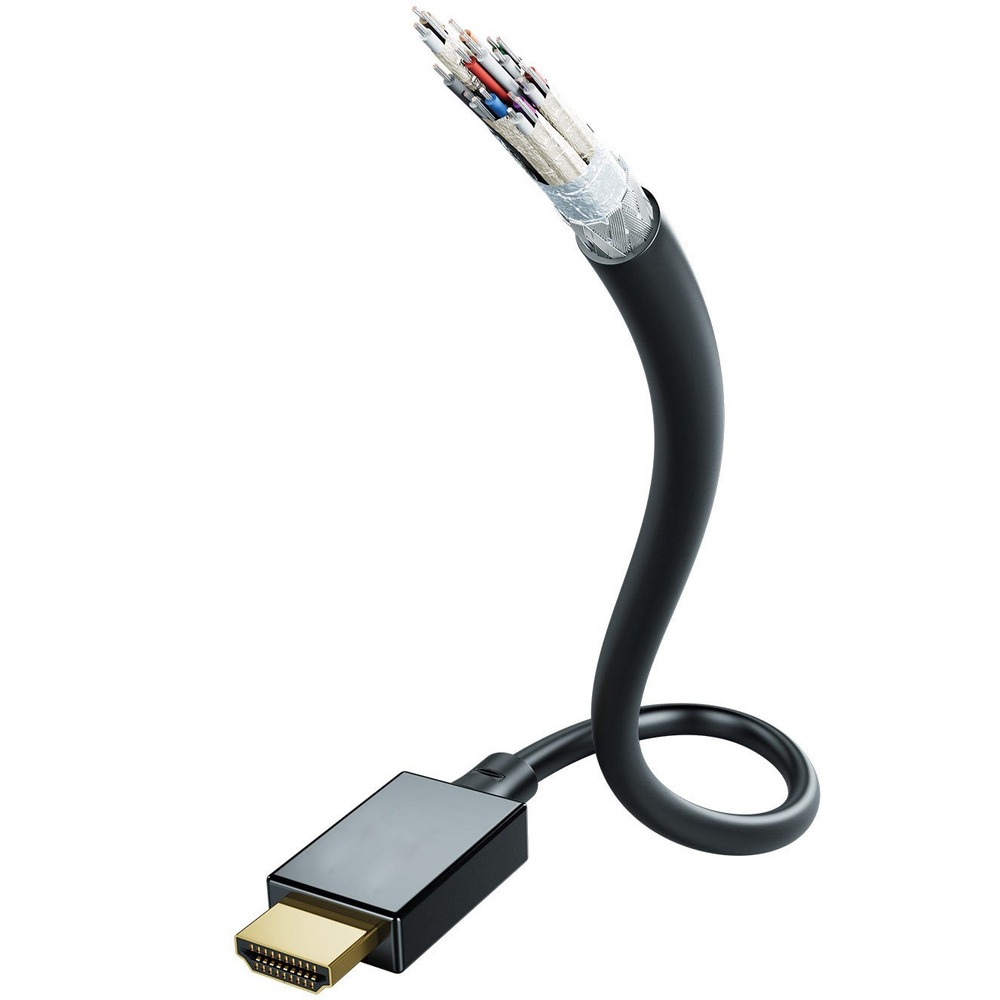 Кабель HDMI Inakustik 313991001 White Ultra High Speed HDMI 1.0m