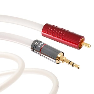 Цифровой коаксиальный кабель Atlas Cables Element S/PDIF Metik 3.5mm - Achromatic RCA 1.0m