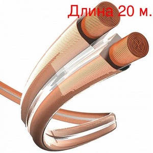 Кабель акустический на метраж Inakustik 004024 Premium Cuprum Transparent 4.0 (20м.)