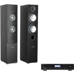 Комплект стерео системы - Rotel A12MKII Black + Canton GLE 470.2 Black