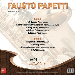 Пластинка LP Fausto Papetti / Isnt It Saxy?