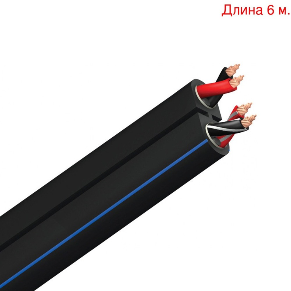 Кабель акустический на метраж Audioquest Rocket 22 PVC Black (6м.)