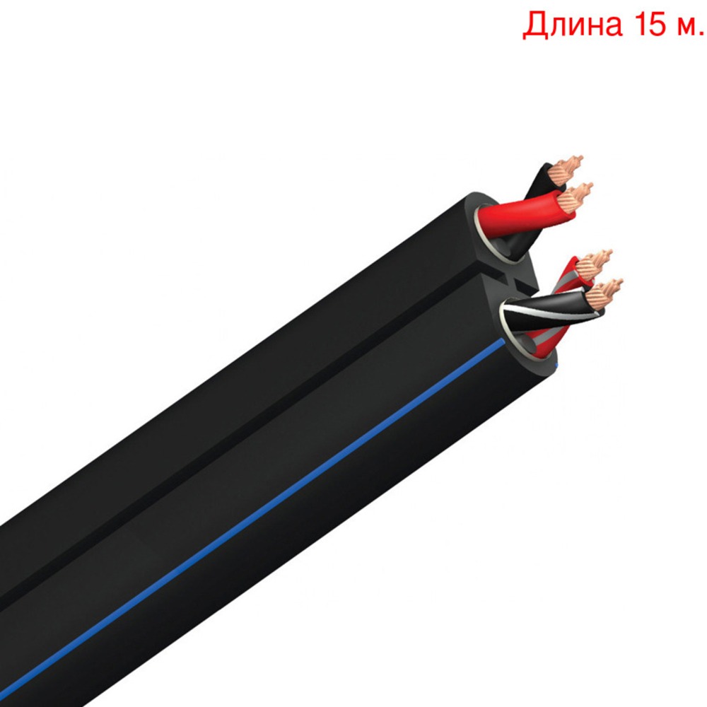Кабель акустический на метраж Audioquest Rocket 22 PVC Black (15м.)